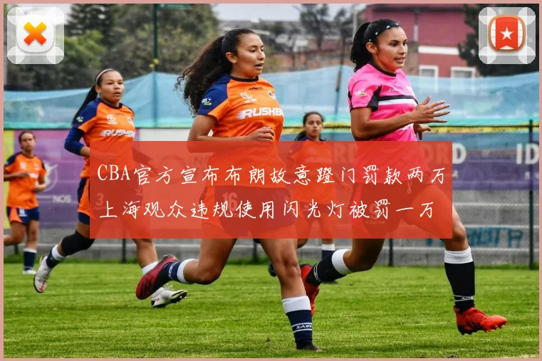 CBA官方宣布布朗故意蹬门罚款两万上海观众违规使用闪光灯被罚一万